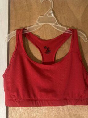 Ladies Red Badger Sports Bra